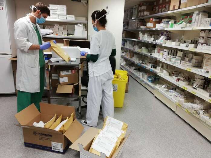 Farmacia hospitalaria de un centro sanitario de Canarias (Foto TA)